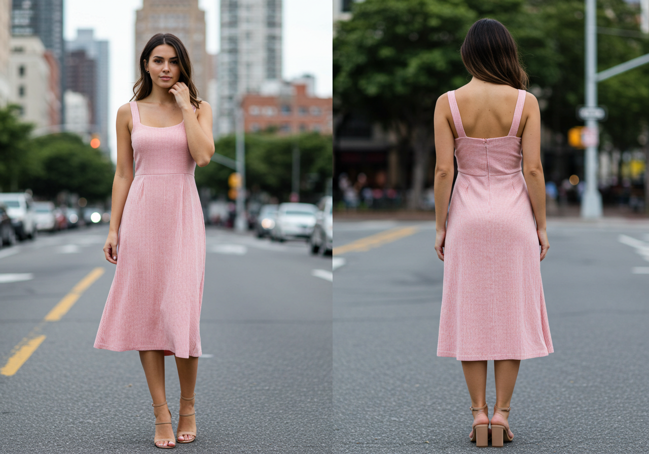スタイリッシュ ワンピース Model #3